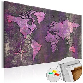 Quadri di sughero Amethyst Map [Cork Map]