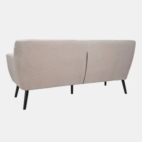 Divano 3 Posti Ellen L175 cm in Tessuto Imbottito Grigio