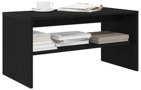 Mobile Porta Tv Rovere Nero 80x40x40 Cm İn Legno Multistrato /