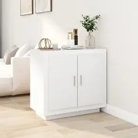 Credenza Bianco 80x40x75 cm in Legno Compensato cod mxl 13939