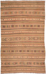 Kilim Tappeto 290x180 Beige (Tacchino) Tessuto A Mano