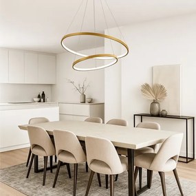 Rabalux 72348 - Lampadario a sospensione dimmerabile a cavo LED BELIZA LED/75W/230V 3000-6500K+telecomando