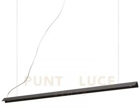 V-line sospensione led nero led 3000k 20w  1700 lm 110cm