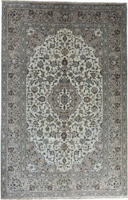 Kashan Tappeto 300x200 Beige (Iran) Annodato A Mano