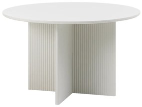 Tavolo da pranzo rotondo grigio chiaro ø 110 cm Palma - Unique Furniture