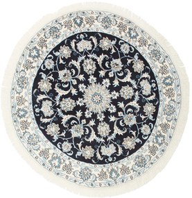 Nain Tappeto persiano 150x140 Blu (Iran) Annodato A Mano