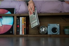 Letto matrimoniale marrone in legno di pino con griglia 180x200 cm Ziggy - Karup Design