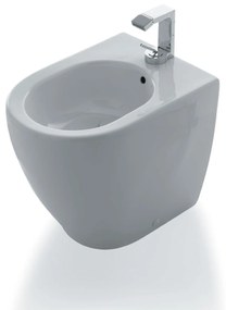 Bidet a Terra Ceramica Cielo Bianco Lucido "Mini-Smile 48"