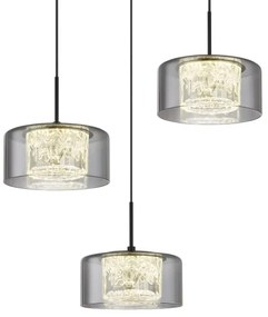 Globo 15634-3 - Lampadario LED a sospensione con filo FOGSY 3xLED/8W/230V