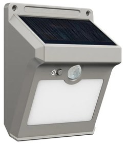 Applique Solare Rettangolare da parete, IP65 con Sensore di Movimento Colore  Bianco Naturale 4.000K