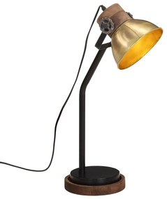 Lampada A Scrivania 25 W Ottone Anticato 18x18x60 Cm E27 /