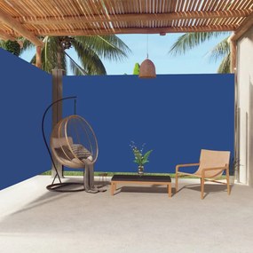 Tenda Da Sole Laterale Retrattile Blu 220x600 Cm /