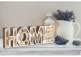 Globo 29975 - Lampada da tavolo LED HOME 28xLED/0,06W/3xAA pioppo