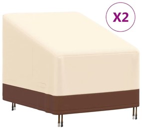 Coperture Poltrona Da Giardino 2pz 79x97x48/74 Cm 600d Oxford /