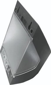 Lampada da parete solare con sensore LED/3W/3,7V 1200 mAh IP54 antracite