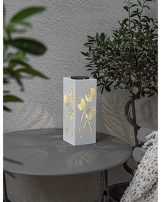 Decorazione a luce solare LED in metallo bianco Albaleaf - Star Trading