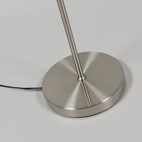 Lampada da terra moderna in acciaio con LED - Eva