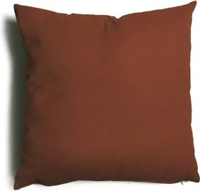 Cuscino quadrato da salotto 43x43 cm Tulipano Marrone