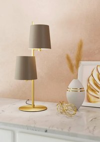 Lampada da tavolo Almeida cotone 2xE27 EGLO