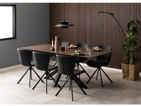 Sedie da pranzo grigio scuro in set di 2 Batilda - Actona