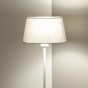 Brilagi - Lampada da terra LED CERIA 1xE27/40W/230V Ø 25 cm grigia/bianca