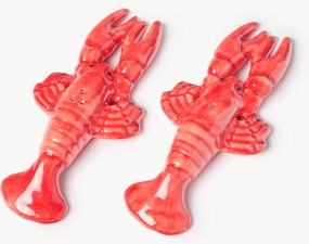 Set saliera e pepiera dipinte a mano Lobster, set da 2