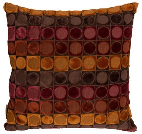 Cuscino rosso-arancio , 45 x 45 cm Ottava - Dutchbone
