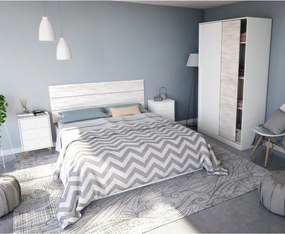 Armadio Guardaroba Appendiabiti 2 Ante Scorrevoli 120 Cm Bianco Anticato TOP121A
