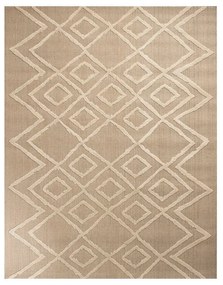 Tappeto Ayana geometrico beige naturel, L 200 x L 150 cm