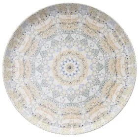 Set da tavola 12 pezzi in porcellana multicolore