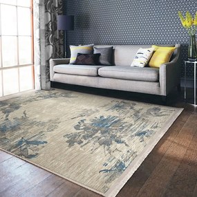 Tappeto blu-beige 80x200 cm - Mila Home