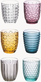 Set di 6 bicchieri Geometrie