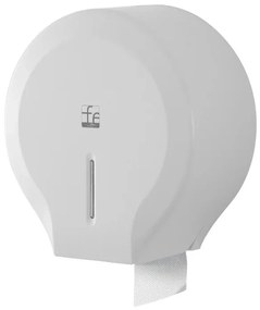 Distributore di carta igienica a rotoli fino a 300 mt in ABS bianco