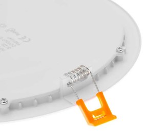 Pannello LED Rotondo 20W, 2.000lm, no Flickering, Foro Ø203-210mm, Dimmerabile Colore Bianco Caldo 3.000K
