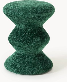 Pouf rotondo imbottito Zig Zag