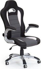 Sedia da ufficio Lotus in nero grigio