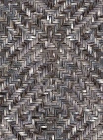 Eijffinger Carta da parati Weave - Ebony