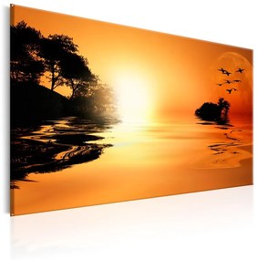 Quadro The Island of the Setting Sun  Colore Nero, Dimensioni e Misure 120x80