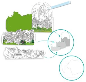 Disegni da colorare - In cima alla mia isola