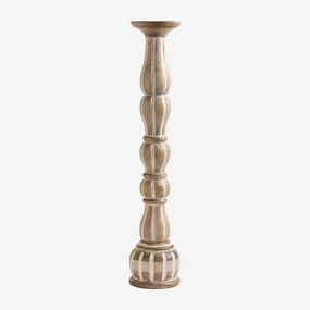 Candelabro In Legno Di Mango Trevelyn ↑60 Cm - Sklum