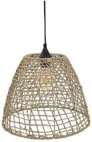 Atmosphera - Lampadario a sospensione con filo JADA 1xE27/40W/230V rattan