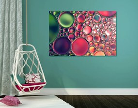 Quadro su tela – Gocce d'olio astratte