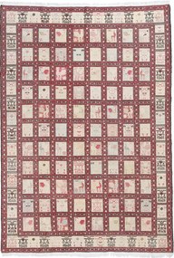 Kilim Tappeto 290x200 Beige (Iran) Annodato A Mano
