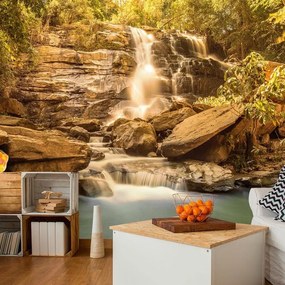 Fotomurale adesivo  Sunny Waterfall  Larghezza x Altezza Home decor 392x280