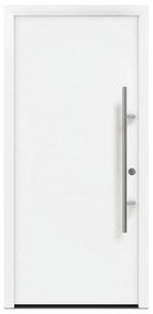 Portoncino d'ingresso HORMANN Iso Pro Secur 010 L 90 x H 210 cm in acciaio bianco, apertura tirare a destra