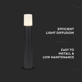 Lampada da esterno 1xGU10/35W/230V IP54 50 cm nero