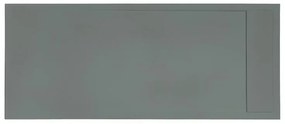 Piatto doccia SENSEA in resina Neo antracite L 90 x L 140 x H 3 cm opaco effetto pietra