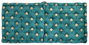 Cuscino Athena blu petrolio 120 x 60 cm