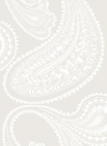 Cole & Son Carta da parati Rajapur - White on Shell