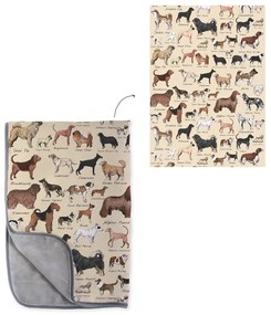 Coperta 130x170 cm Dog Types - Really Nice Things